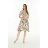 imageWomens Hawaiian Tank Elastic Luau Dress in Sandy BeachLotus and Orchid