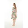 imageWomens Hawaiian Tank Elastic Luau Dress in Sandy BeachLotus and Orchid