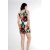 imageWomens Hawaiian Tropical Tank Fitted Dress Flowering Koi BlueTropical Twilight