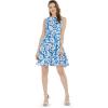 Vintage Classic Hibiscus  Blue