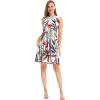 imageHawaii Hangover Womens Vintage Fit and Flare Dress in Various PatternsGarden at Dawn