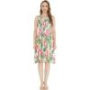imageWomens Hawaiian Tank Elastic Luau Dress in Sandy BeachLotus and Orchid