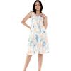 imageWomens Hawaiian Tank Elastic Luau Dress in Sandy BeachSandy Beach White