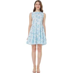imageHawaii Hangover Womens Vintage Fit and Flare Dress in Marlin BlueMarlin Blue