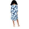 imageWomens Hawaiian 34 Sleeve Mermaid Ruffle Tunic Dress in Pacific PalmPacific Palm Navy
