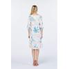 imageWomens Hawaiian 34 Sleeve Mermaid Ruffle Tunic Dress in Sandy BeachSandy Beach Cream