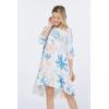 imageWomens Hawaiian 34 Sleeve Mermaid Ruffle Tunic Dress in Sandy BeachSandy Beach Cream