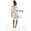 imageWomens Hawaiian 34 Sleeve Mermaid Ruffle Tunic Dress in Sunset BlueCream Rafelsia