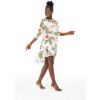imageWomens Hawaiian 34 Sleeve Mermaid Ruffle Tunic Dress in Sunset BlueCream Rafelsia