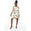 imageWomens Hawaiian 34 Sleeve Mermaid Ruffle Tunic Dress in Sunset BlueCream Rafelsia