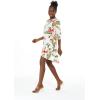 imageWomens Hawaiian 34 Sleeve Mermaid Ruffle Tunic Dress in Sunset BlueCream Rafelsia