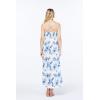 imageWomens Hawaiian Luau Floral Print Maxi Sweetheart DressDay Dream Bloom
