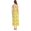 imageWomens Hawaiian Luau Hibiscus Blue Maxi Sweetheart DressGarden Poppy Yellow