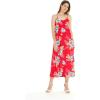 imageWomens Hawaiian Luau Hibiscus Blue Maxi Sweetheart DressHibiscus Red