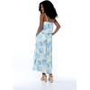 imageWomens Hawaiian Maxi Ruffle Luau Dress Pacific PalmPacific Palm Cream