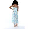 imageWomens Hawaiian Maxi Ruffle Luau Dress Pacific PalmPacific Palm Cream