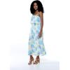 imageWomens Hawaiian Maxi Ruffle Luau Dress Pacific PalmPacific Palm Cream