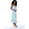 imageWomens Hawaiian Maxi Ruffle Luau Dress Pacific PalmPacific Palm Cream