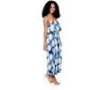 imageWomens Hawaiian Maxi Ruffle Luau Dress Pacific PalmPacific Palm Navy