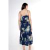 imageWomens Hawaiian Maxi Ruffle Luau Dress Pineapple GardenPineapple Garden Navy