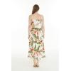 imageWomens Hawaiian Maxi Ruffle Luau Dress RafelsiaRafelsia Cream