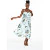 imageWomens Hawaiian Maxi Ruffle Luau Dress Wispy CereusWispy Cereus Light Blue
