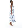 imageWomens Hawaiian Maxi Ruffle Luau Dress in BloomDay Dream Bloom