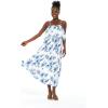 imageWomens Hawaiian Maxi Ruffle Luau Dress in BloomDay Dream Bloom