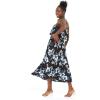 imageWomens Hawaiian Maxi Ruffle Luau Dress in BloomMidnight Bloom