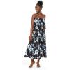 imageWomens Hawaiian Maxi Ruffle Luau Dress in BloomMidnight Bloom
