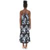 imageWomens Hawaiian Maxi Ruffle Luau Dress in BloomMidnight Bloom
