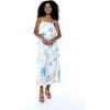 imageWomens Hawaiian Maxi Ruffle Luau Dress in BloomSandy Beach White