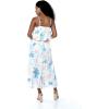 imageWomens Hawaiian Maxi Ruffle Luau Dress in BloomSandy Beach White