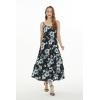 imageWomens Hawaiian Maxi Tiered Dress in Day Dream BloomMidnight Bloom