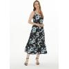 imageWomens Hawaiian Maxi Tiered Dress in Day Dream BloomMidnight Bloom
