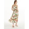 imageWomens Hawaiian Maxi Tiered Dress in RafelsiaCream Rafelsia