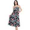 imageWomens Hawaiian Maxi Ruffle Luau Dress Blooming Lily