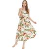 imageWomens Hawaiian Maxi Ruffle Luau Dress RafelsiaRafelsia Cream