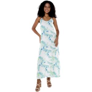 imageWomens Hawaiian Luau Pineapple Garden Navy Maxi Sweetheart DressOrchid Breeze White