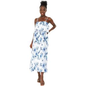 imageWomens Hawaiian Maxi Ruffle Luau Dress in BloomDay Dream Bloom