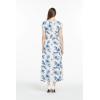 imageWomens Hawaiian Luau Cap Sleeve Maxi Simple Dress in BloomDay Dream Bloom