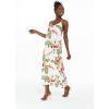 imageWomens Hawaiian Luau Sunset Blue Maxi Sweetheart DressRafelsia Cream
