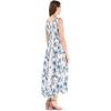 imageWomens Hawaiian Maxi Tank Elastic Luau Dress in BloomDay Dream Bloom