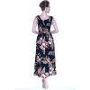 imageWomens Hawaiian Maxi Tank Elastic Luau Dress in RafelsiaRafelsia Black