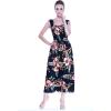 imageWomens Hawaiian Maxi Tank Elastic Luau Dress in RafelsiaRafelsia Black