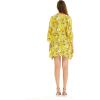 imageWomens Hawaiian Poncho Luau Dress Pineapple GardenGarden Poppy Yellow