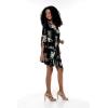 imageWomens Hawaiian Poncho Luau Dress Pineapple GardenPineapple Garden Black