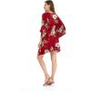 imageWomens Hawaiian Poncho Luau Dress Pineapple GardenPineapple Garden Burgundy
