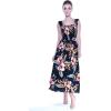 imageWomens Hawaiian Maxi Tank Elastic Luau Dress in RafelsiaRafelsia Black