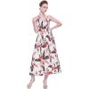 imageWomens Hawaiian Maxi Tank Elastic Luau Dress in RafelsiaRafelsia Cream